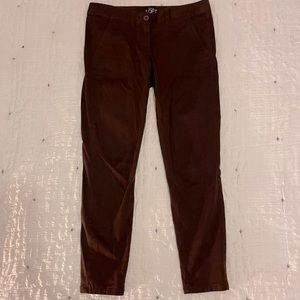 LOFT Modern Skinny Pants - Burgundy